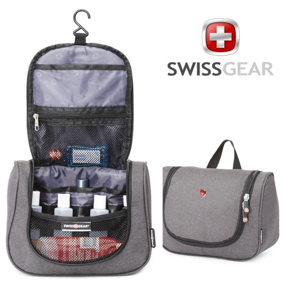 SWISSGEAR 0567 HANGING TOILETRY KIT - GREY